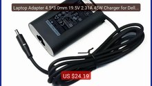 Laptop Adapter 4.5*3.0mm 19.5V 2.31A 45W Charger for Dell LA45... -- Best Buy 2026 | Great Quality!