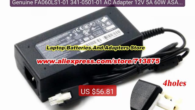 Genuine FA060LS1-01 341-0501-01 AC Adapter 12V 5A 60W ASA5506-... Hot Deal 2026 | Limited Offer!
