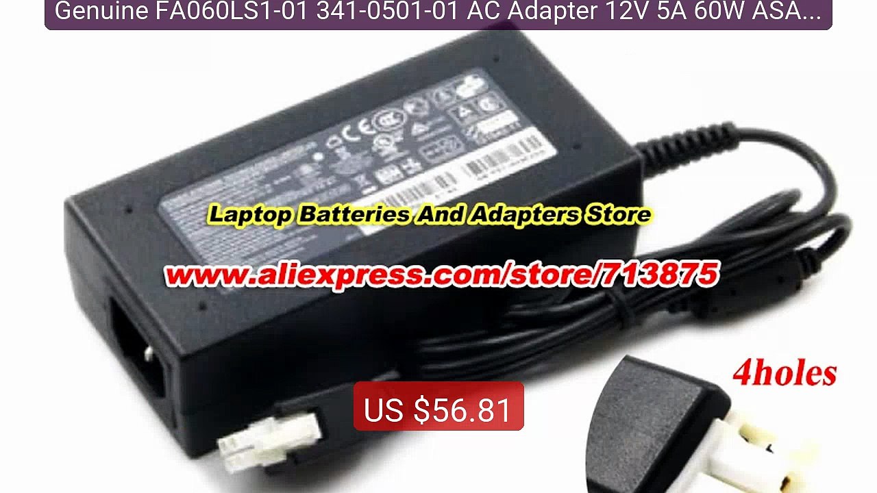 Genuine FA060LS1-01 341-0501-01 AC Adapter 12V 5A 60W ASA5506-... -- Hot Deal 2026 | Limited Offer!
