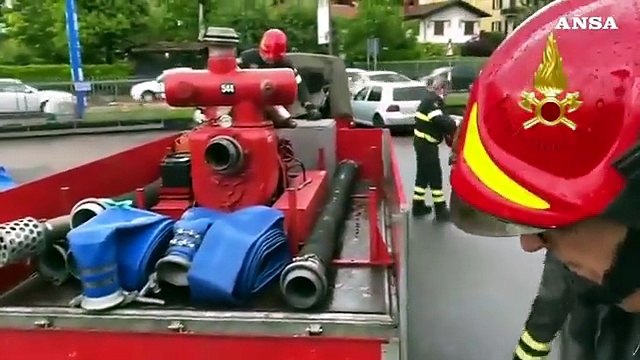 Temporali nel Varesotto, abitazioni allagate e diverse famiglie evacuate