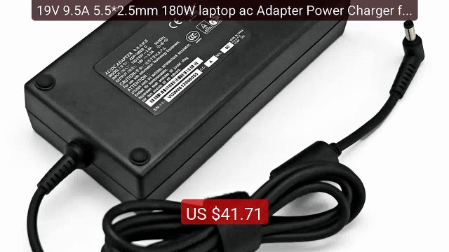 19V 9.5A 5.5*2.5mm 180W laptop ac Adapter Power Charger for... Top Pick 2026 | Unbeatable Price!