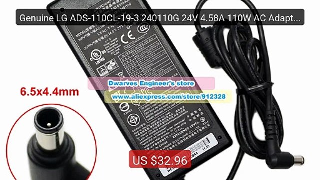 Genuine LG ADS-110CL-19-3 240110G 24V 4.58A 110W AC Adapter E... Amazing Value 2026 | Must Have!