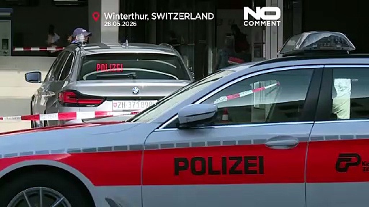 Schweiz: Aufnahmen nach Messerangriff am Bahnhof Winterthur mit drei Verletzten