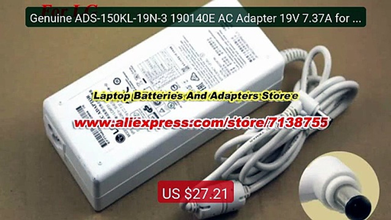 Genuine ADS-150KL-19N-3 190140E AC Adapter 19V 7.37A for LG 34... -- Hot Deal 2026 | Limited Offer!