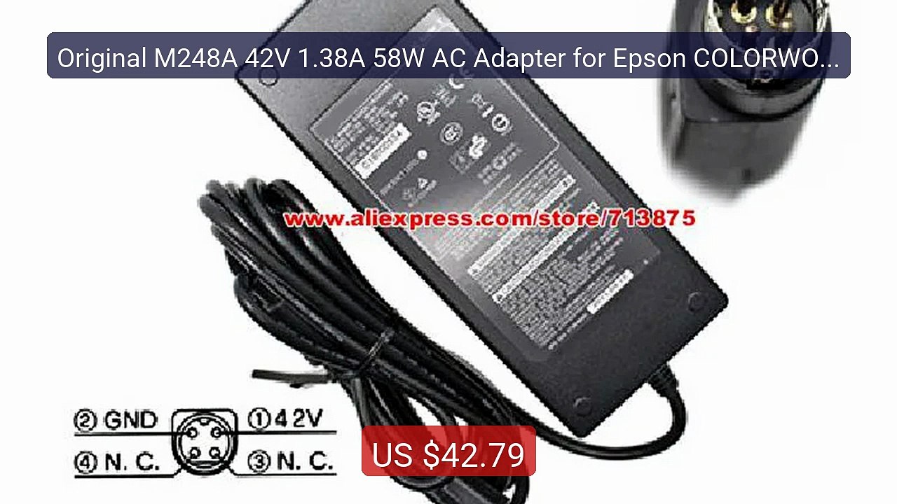 Original M248A 42V 1.38A 58W AC Adapter for Epson COLORWORKS C... -- Hot Deal 2026 | Limited Offer!