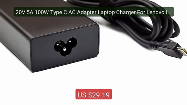 20V 5A 100W Type C AC Adapter Laptop Charger For Lenovo Ide... Top Pick 2026 | Unbeatable Price!