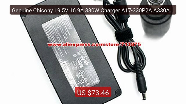 Genuine Chicony 19.5V 16.9A 330W Charger A17-330P2A A330A010P ... Hot Deal 2026 | Limited Offer!