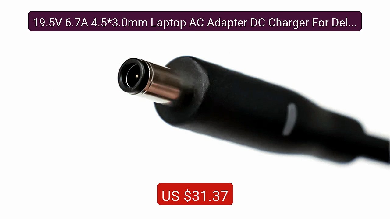 19.5V 6.7A 4.5*3.0mm Laptop AC Adapter DC Charger For Dell XPS... -- Hot Deal 2026 | Limited Offer!