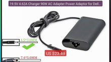 19.5V 4.62A Charger 90W AC Adapter Power Adaptor for Dell 11-3... -- Best Buy 2026 | Great Quality!