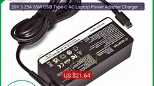 20V 3.25A 65W USB Type-C AC Laptop Power Adapter Charger Fo... -- Top Pick 2026 | Unbeatable Price!