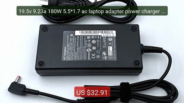 19.5v 9.23a 180W 5.5*1.7 ac laptop adapter power charger for Acer ... Best Deal 2026 | Shop Now!