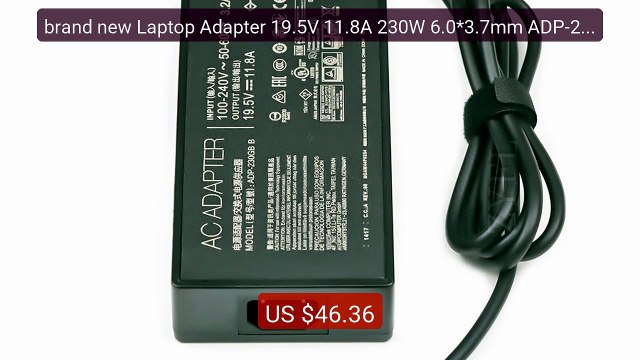 brand new Laptop Adapter 19.5V 11.8A 230W 6.0*3.7mm ADP-230GB ... Best Buy 2026 | Great Quality!