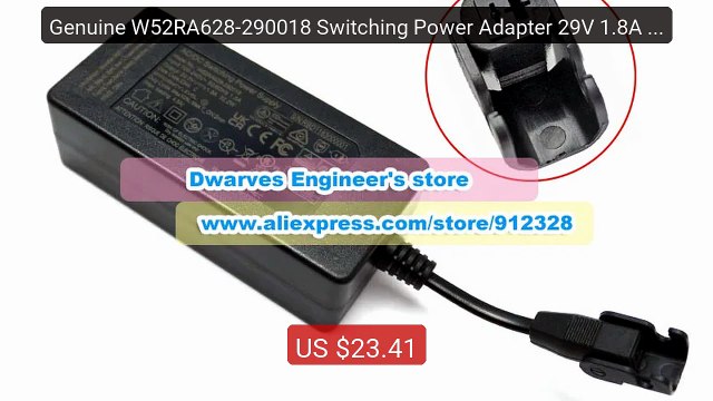 Genuine W52RA628-290018 Switching Power Adapter 29V 1.8A 52... Top Pick 2026 | Unbeatable Price!