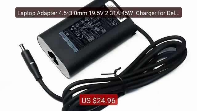 Laptop Adapter 4.5*3.0mm 19.5V 2.31A 45W Charger for Dell LA45NM1... Best Deal 2026 | Shop Now!