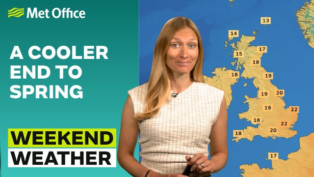 Weekend weather 28/05/2026 – The end of the heat – Met Office weather forecast UK 