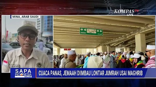 Cuaca Panas, Jemaah Haji Diimbau Lempar Jumrah Usai Maghrib | SAPA MALAM