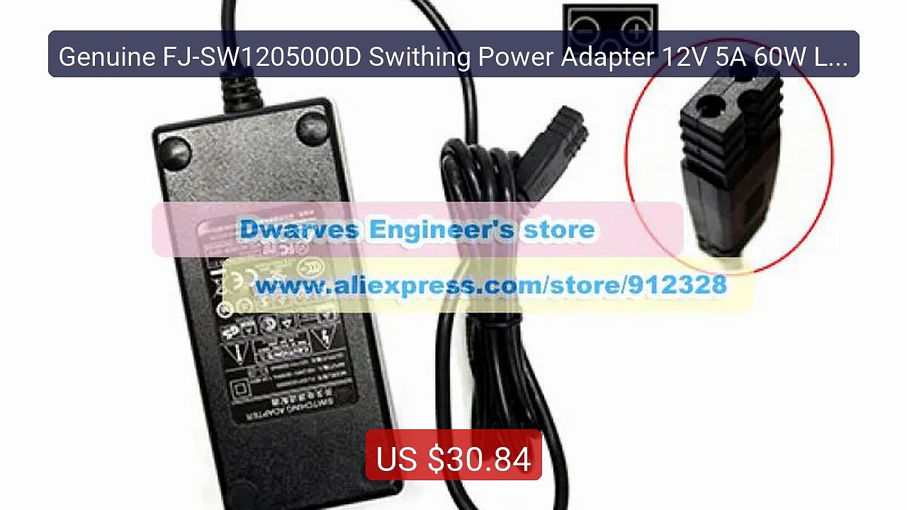 Genuine FJ-SW1205000D Swithing Power Adapter 12V 5A 60W Laptop Char... -- Top Rated 2026 | Buy Now!