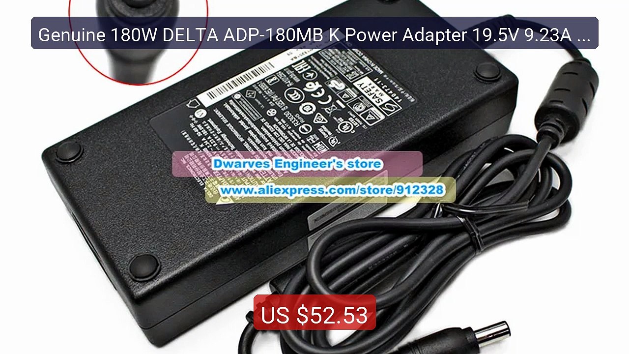 Genuine 180W DELTA ADP-180MB K Power Adapter 19.5V 9.23A Notebook ... -- Best Deal 2026 | Shop Now!