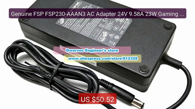 Genuine FSP FSP230-AAAN3 AC Adapter 24V 9.58A 23W Gaming Lapto... Hot Deal 2026 | Limited Offer!
