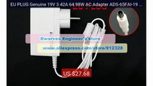 EU PLUG Genuine 19V 3.42A 64.98W AC Adapter ADS-65FAI-19 1906... -- Amazing Value 2026 | Must Have!