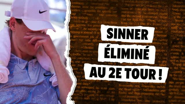Roland-Garros - Sinner éliminé au 2e tour par Cerundolo !