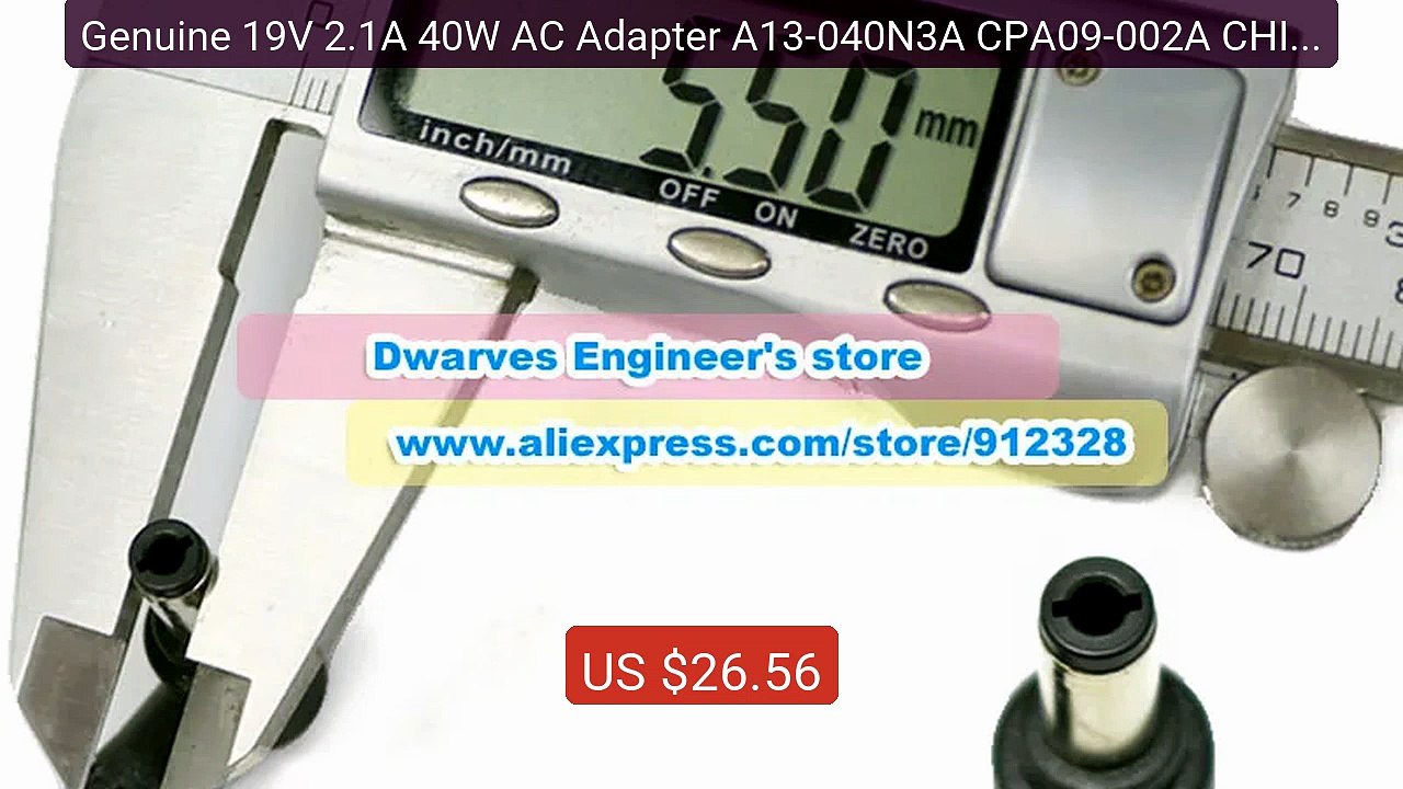 Genuine 19V 2.1A 40W AC Adapter A13-040N3A CPA09-002A CHICONY Lapt... -- Best Deal 2026 | Shop Now!