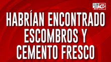 Hallan escombros y cemento fresco tras allanamiento en la casa de la mamá del detenido