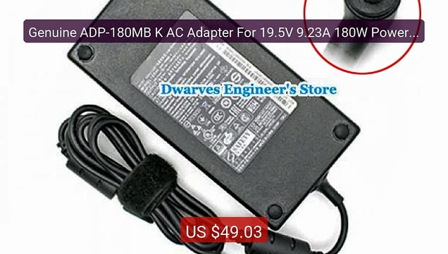 Genuine ADP-180MB K AC Adapter For 19.5V 9.23A 180W Power Supply La... Top Rated 2026 | Buy Now!