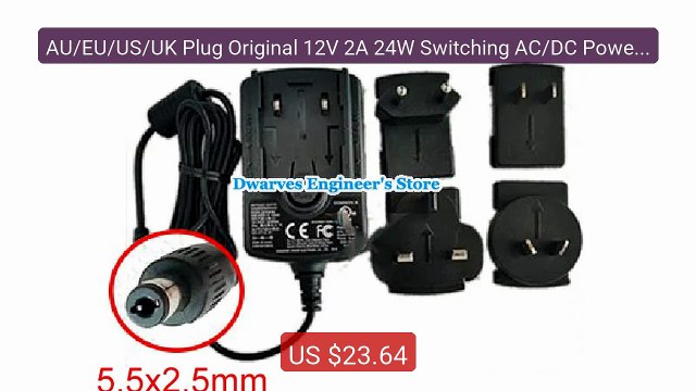 AU/EU/US/UK Plug Original 12V 2A 24W Switching AC/DC Power Adapter ... Top Rated 2026 | Buy Now!