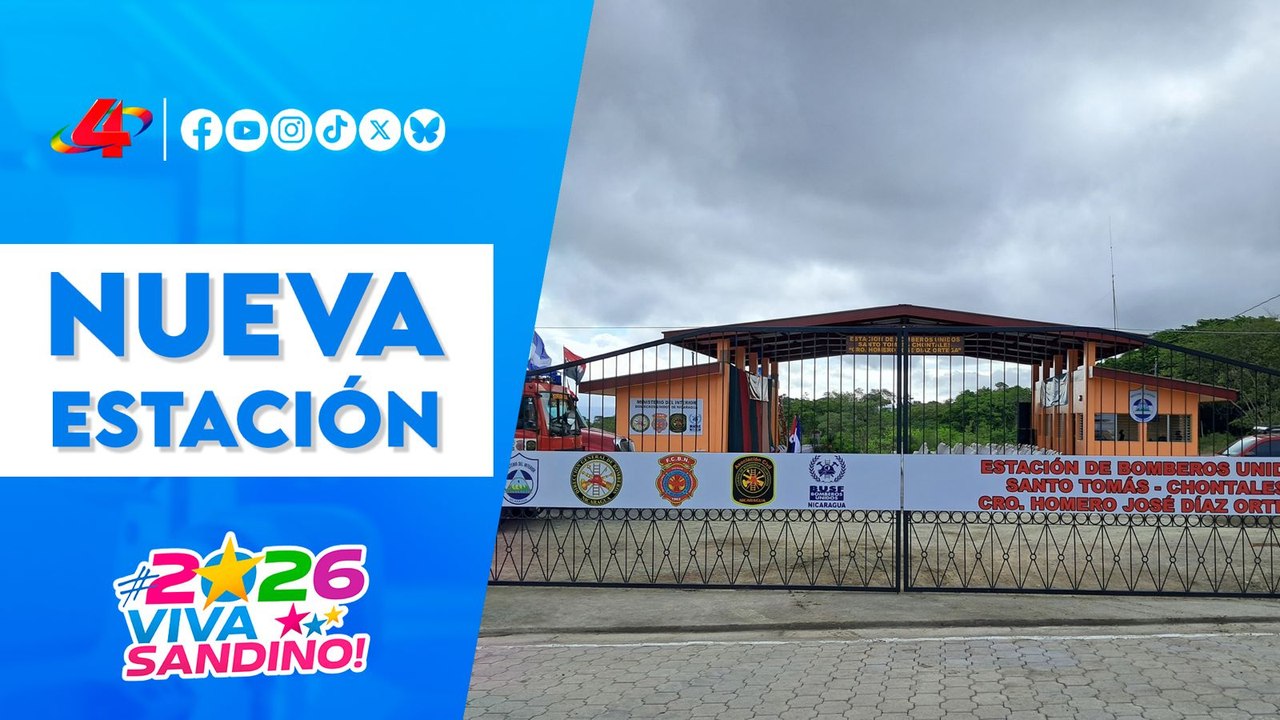 🚒 Nueva estación de Bomberos Unidos en Chontales: Mayor seguridad para las familias