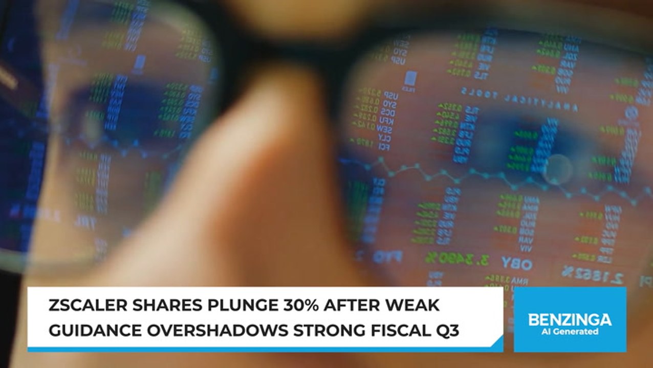 Zscaler Plunges 30%