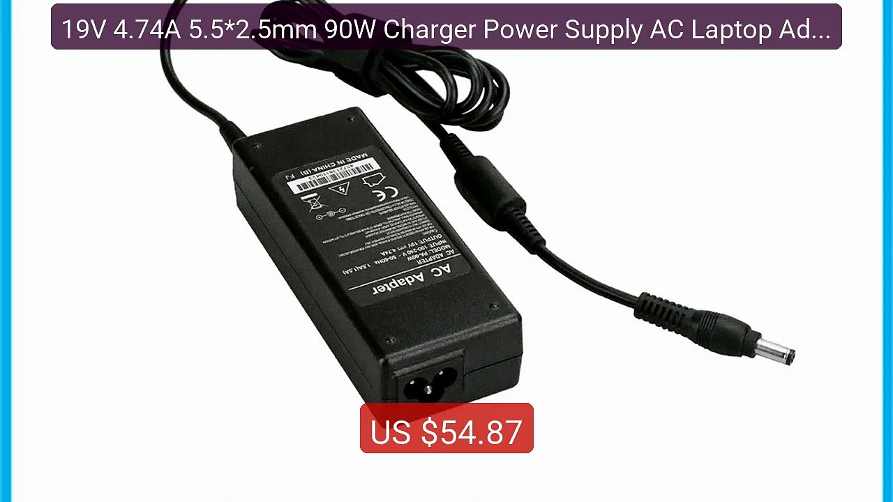 19V 4.74A 5.5*2.5mm 90W Charger Power Supply AC Laptop Adapter -- Best Buy 2026 | Great Quality!