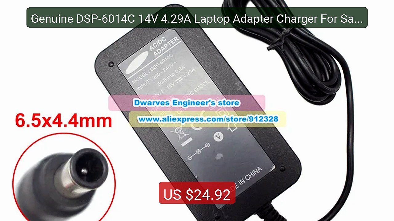 Genuine DSP-6014C 14V 4.29A Laptop Adapter Charger For Samsung SYN... -- Best Deal 2026 | Shop Now!