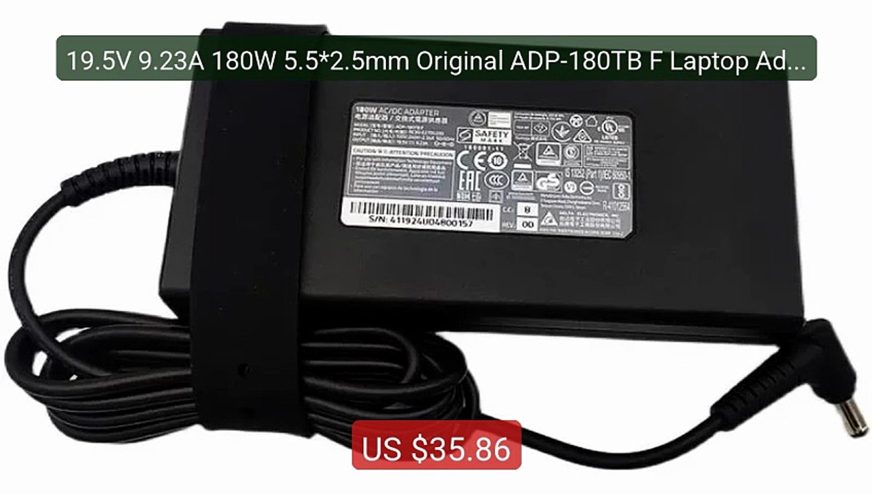 19.5V 9.23A 180W 5.5*2.5mm Original ADP-180TB F Laptop Adap... -- Top Pick 2026 | Unbeatable Price!