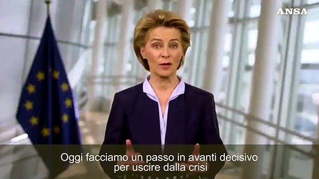 Europa, Von der Leyen: Oggi passo decisivo per uscire dalla crisi