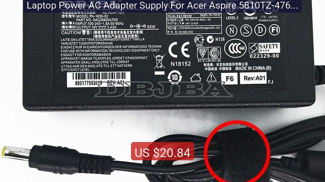 Laptop Power AC Adapter Supply For Acer Aspire 5810TZ-4761 ... Top Pick 2026 | Unbeatable Price!