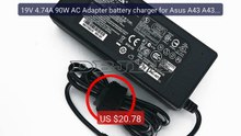 19V 4.74A 90W AC Adapter battery charger for Asus A43 A43S ... -- Top Pick 2026 | Unbeatable Price!