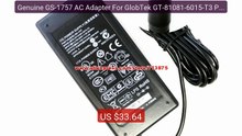 Genuine GS-1757 AC Adapter For GlobTek GT-81081-6015-T3 Power... -- Amazing Value 2026 | Must Have!
