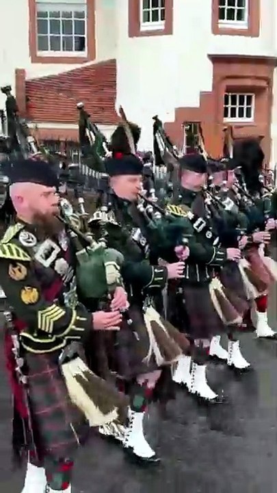 The Royal Regiment of Scotland marked its 20th anniversary with the Muster, March and Remember 💙🤍
