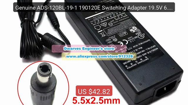 Genuine ADS-120BL-19-1 190120E Switching Adapter 19.5V 6.32A ... Amazing Value 2026 | Must Have!