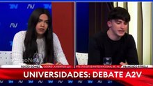 Francisco Pitrola cuestionó el ajuste de Milei a la educación en un debate con la coordinadora nacional de la juventud de La Libertad Avanza