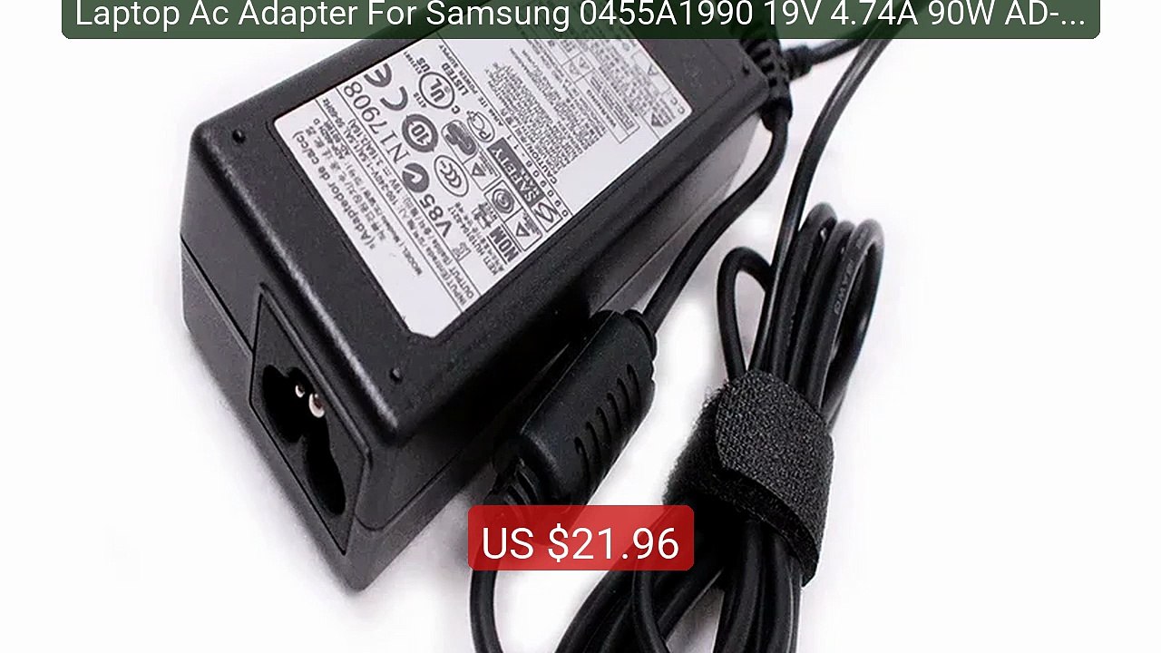 Laptop Ac Adapter For Samsung 0455A1990 19V 4.74A 90W AD-9019S... -- Hot Deal 2026 | Limited Offer!