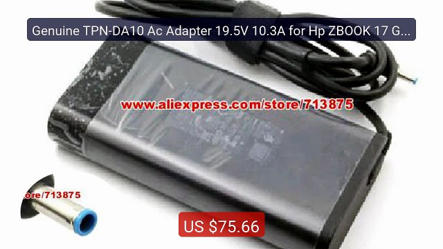 Genuine TPN-DA10 Ac Adapter 19.5V 10.3A for Hp ZBOOK 17 G3 G4 G5 1... Best Deal 2026 | Shop Now!