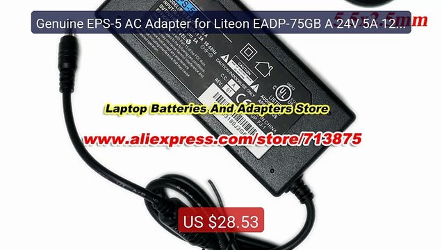 Genuine EPS-5 AC Adapter for Liteon EADP-75GB A 24V 5A 120W Po... Hot Deal 2026 | Limited Offer!