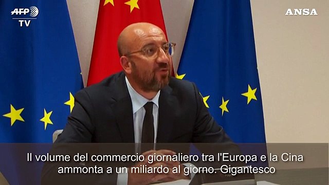 Summit Ue-Cina, Michel: Difenderemo gli interessi e i valori dell'Ue