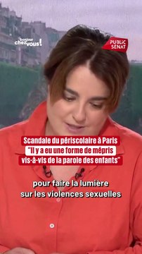 Il y a eu une forme de mépris vis-à-vis de la parole des enfants