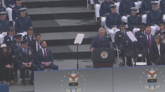 JD Vance Tries to Warm Up the Air Force Academy Crowd With Jokes — Mixed Results