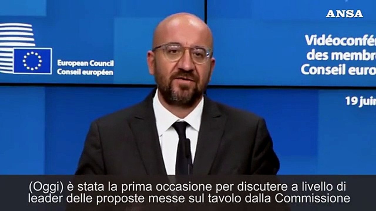 Coronavirus, Michel: "Altro Consiglio a meta' luglio per decidere presto"