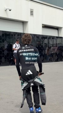 Like Father, Like Son: Toto Wolff and Kimi Antonelli in the Paddock