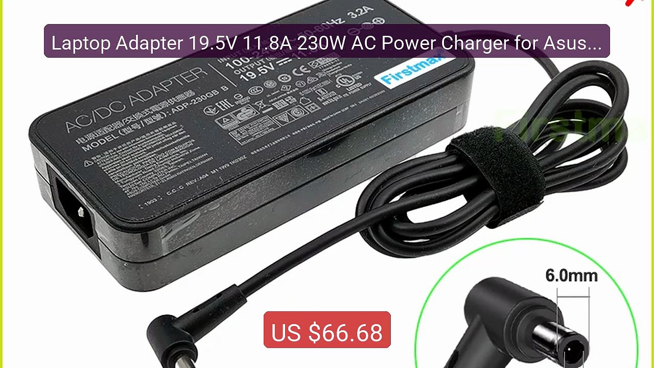 Laptop Adapter 19.5V 11.8A 230W AC Power Charger for Asus ROG Strix... -- Top Rated 2026 | Buy Now!